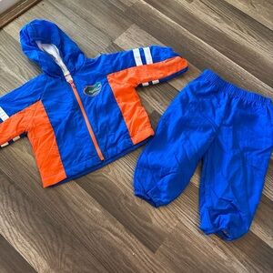 BabyFair UF University of Florida Gators Blue and Orange Kids Tracksuit